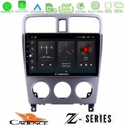 Cadence Z Series Subaru Forester 2003-2007 8core Android12 2+32GB Navigation Multimedia Tablet 9