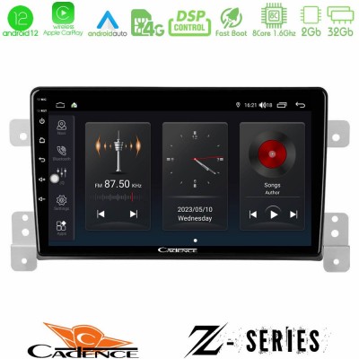 Cadence Z Series Suzuki Grand Vitara 8core Android12 2+32GB Navigation Multimedia Tablet 9