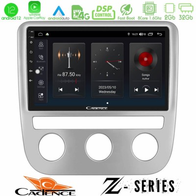 Cadence Z Series VW Scirocco 2008-2014 8Core Android12 2+32GB Navigation Multimedia Tablet 9