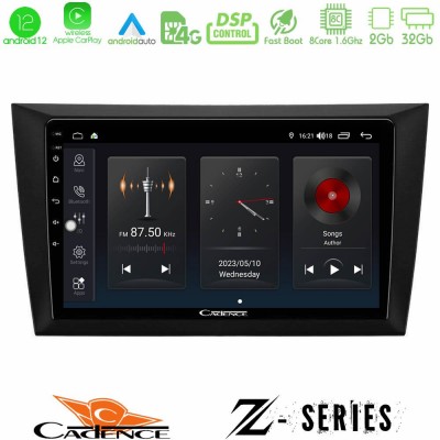 Cadence Z Series Vw Golf 6 8core Android12 2+32GB Navigation Multimedia Tablet 9
