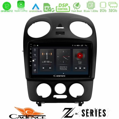 Cadence Z Series VW Beetle 8core Android12 2+32GB Navigation Multimedia Tablet 9
