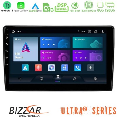 Bizzar Ultra Series VW Group 8Core Android13 8+128GB Navigation Multimedia Tablet 10