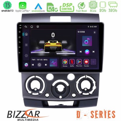 Bizzar D Series Ford Ranger/Mazda BT50 8core Android13 2+32GB Navigation Multimedia Tablet 9