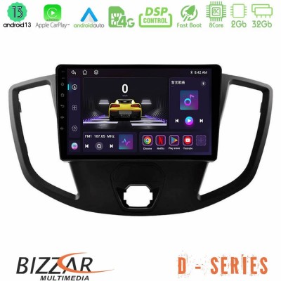 Bizzar D Series Ford Transit 2014-> 8core Android13 2+32GB Navigation Multimedia Tablet 9