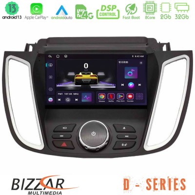 Bizzar D Series Ford Kuga/C-Max 2013-2019 8core Android13 2+32GB Navigation Multimedia Tablet 9