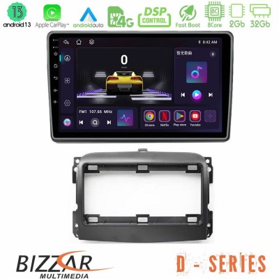 Bizzar D Series Fiat 500L 8core Android13 2+32GB Navigation Multimedia Tablet 10