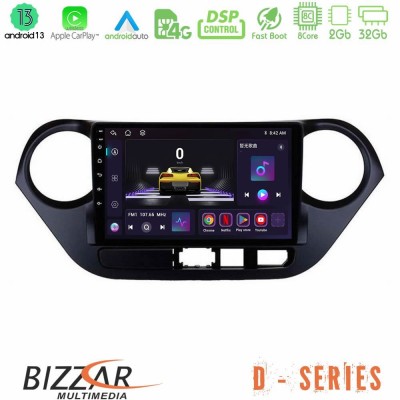 Bizzar D Series Hyundai i10 2014-2020 8core Android13 2+32GB Navigation Multimedia Tablet 9