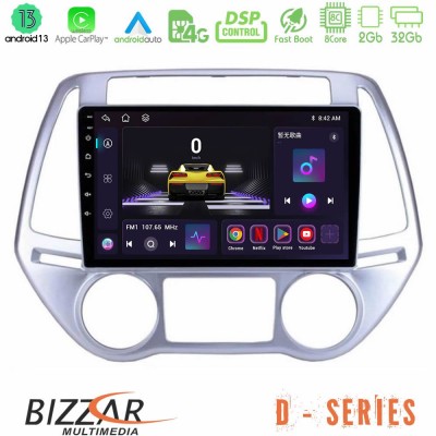 Bizzar D Series Hyundai i20 2012-2014 8core Android13 2+32GB Navigation Multimedia Tablet 9