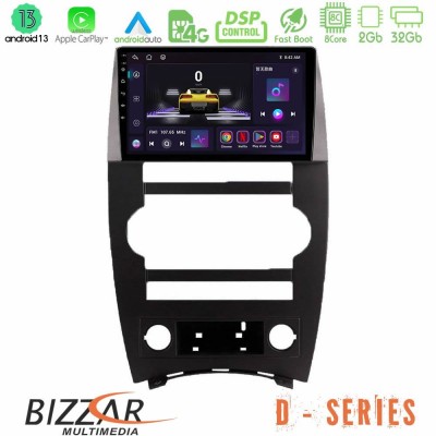 Bizzar D Series Jeep Commander 2007-2008 8core Android13 2+32GB Navigation Multimedia Tablet 9