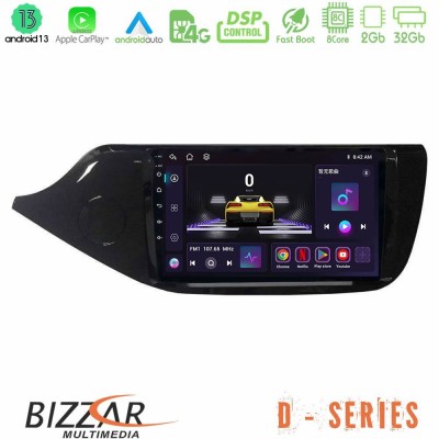 Bizzar D Series Kia Ceed 2013-2017 8core Android13 2+32GB Navigation Multimedia Tablet 9