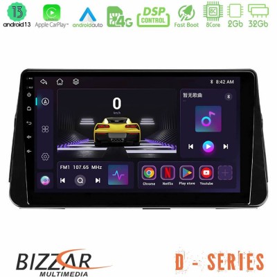 Bizzar D Series Nissan Micra K14 8core Android13 2+32GB Navigation Multimedia Tablet 10