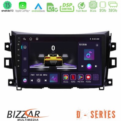 Bizzar D Series Nissan Navara NP300 8core Android13 2+32GB Navigation Multimedia Tablet 9
