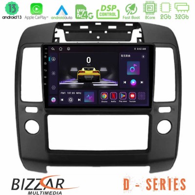Bizzar D Series Nissan Navara 8core Android13 2+32GB Navigation Multimedia Tablet 9