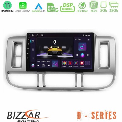 Bizzar D Series Nissan X-Trail (T30) 2000-2003 8core Android13 2+32GB Navigation Multimedia Tablet 9