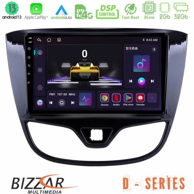 Bizzar D Series Opel Karl 2017-2019 8core Android13 2+32GB Navigation Multimedia Tablet 9