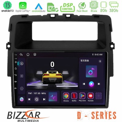 Bizzar D Series Renault/Nissan/Opel 8core Android13 2+32GB Navigation Multimedia Tablet 10
