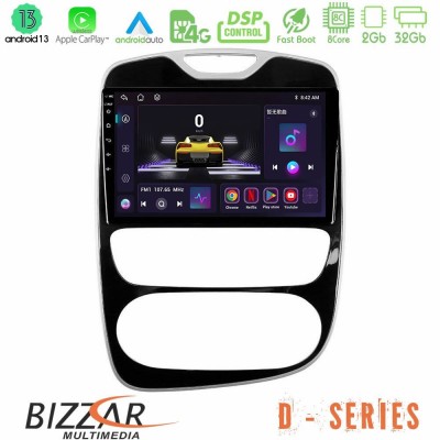 Bizzar D Series Renault Clio 2016-2019 8core Android13 2+32GB Navigation Multimedia Tablet 10