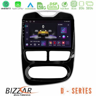 Bizzar D Series Renault Clio 2012-2016 8core Android13 2+32GB Navigation Multimedia Tablet 10