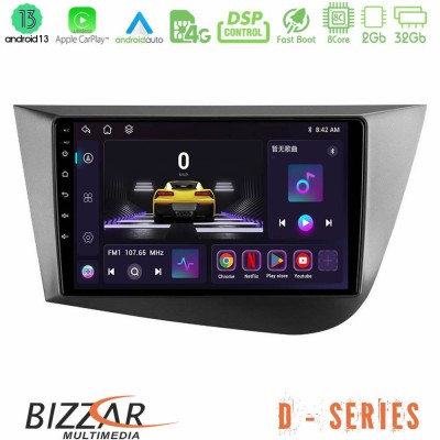 Bizzar D Series Seat Leon 8core Android13 2+32GB Navigation Multimedia Tablet 9