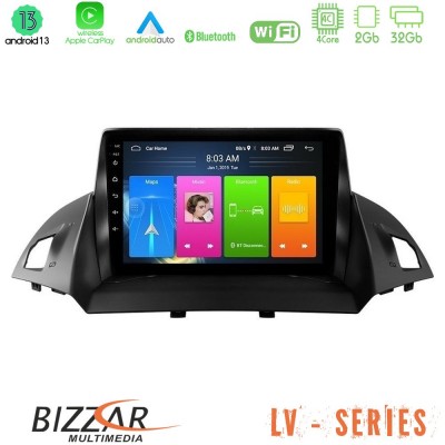 Bizzar LV Series Ford C-Max/Kuga 4Core Android 13 2+32GB Navigation Multimedia Tablet 9