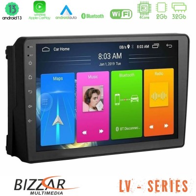 Bizzar LV Series Ford 2007-> 4core Android 13 2+32GB Navigation Multimedia Tablet 9