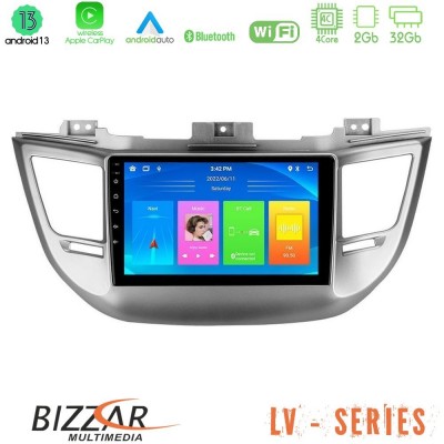 Bizzar LV Series Hyundai Tucson 2015-2018 4Core Android 13 2+32GB Navigation Multimedia Tablet 9