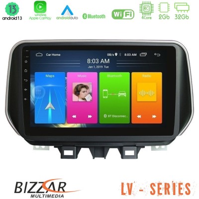 Bizzar LV Series Hyundai ix35 4Core Android 13 2+32GB Navigation Multimedia Tablet 10