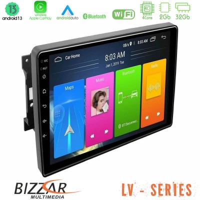 Bizzar LV Series Chrysler / Dodge / Jeep 4core Android 13 2+32GB Navigation Multimedia Tablet 10
