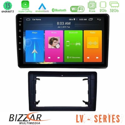 Bizzar LV Series Chrysler / Dodge / Jeep 4Core Android 13 2+32GB Navigation Multimedia Tablet 10