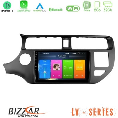Bizzar LV Series Kia Rio 2011-2015 4Core Android 13 2+32GB Navigation Multimedia Tablet 9