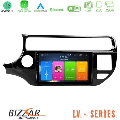 Bizzar LV Series Kia Rio 2015-2017 4Core Android 13 2+32GB Navigation Multimedia Tablet 9