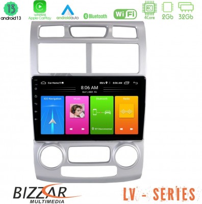 Bizzar LV Series Kia Sportage 2005-2008 4Core Android 13 2+32GB Navigation Multimedia Tablet 9″