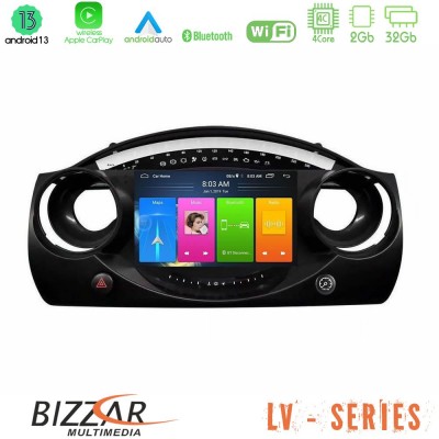 Bizzar LV Series Mini Cooper R50 4Core Android 13 2+32GB Navigation Multimedia Tablet 9