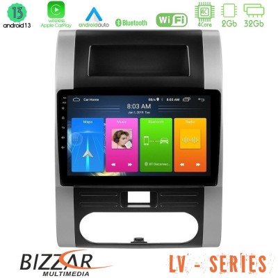 Bizzar LV Series Nissan X-Trail T31 4Core Android 13 2+32GB Navigation Multimedia Tablet 10