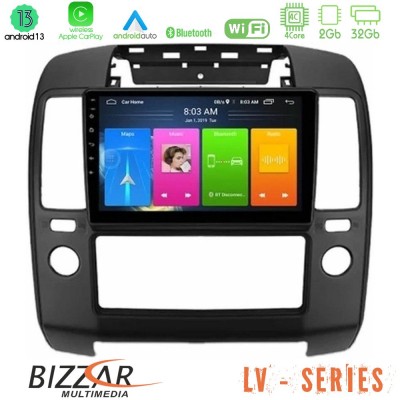 Bizzar LV Series Nissan Navara 4Core Android 13 2+32GB Navigation Multimedia Tablet 9