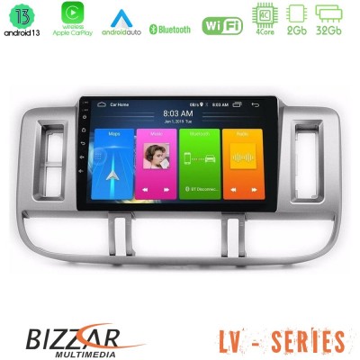 Bizzar LV Series Nissan X-Trail (T30) 2000-2003 4Core Android 13 2+32GB Navigation Multimedia Tablet 9
