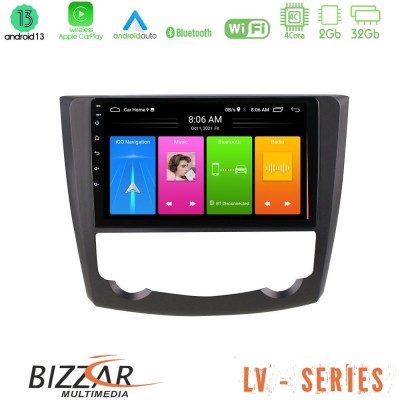 Bizzar LV Series Renault Kadjar 4Core Android 13 2+32GB Navigation Multimedia Tablet 9