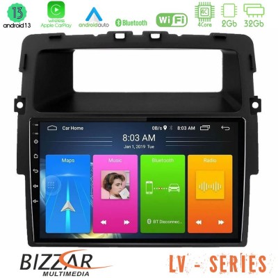 Bizzar LV Series Renault/Nissan/Opel 4core Android 13 2+32GB Navigation Multimedia Tablet 10″