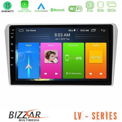 Bizzar LV Series Toyota Avensis T25 02/2003 – 2008 4Core Android 13 2+32GB Navigation Multimedia Tablet 9