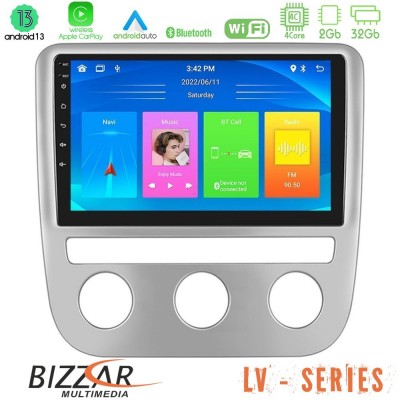 Bizzar LV Series VW Scirocco 2008-2014 4Core Android 13 2+32GB Navigation Multimedia Tablet 9