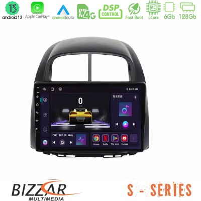Bizzar S Series Daihatsu Sirion/Subaru Justy 8core Android13 6+128GB Navigation Multimedia Tablet 10