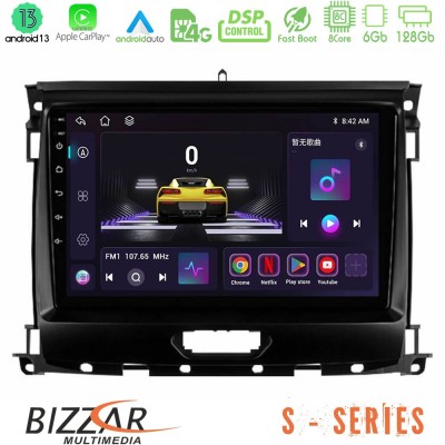 Bizzar S Series Ford Ranger 2017-2022 8core Android13 6+128GB Navigation Multimedia Tablet 9