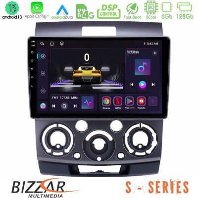 Bizzar S Series Ford Ranger/Mazda BT50 8core Android13 6+128GB Navigation Multimedia Tablet 9