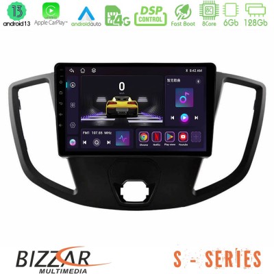 Bizzar S Series Ford Transit 2014-> 8core Android13 6+128GB Navigation Multimedia Tablet 9