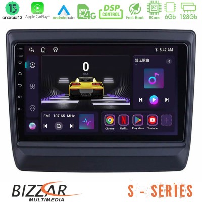 Bizzar S Series Isuzu D-MAX 2020-2023 8core Android13 6+128GB Navigation Multimedia Tablet 9