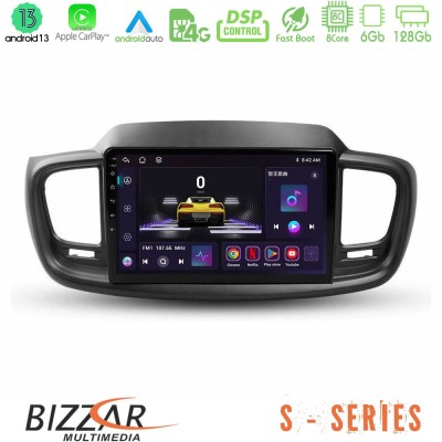 Bizzar S Series Kia Sorento 2018-2021 8Core Android13 6+128GB Navigation Multimedia Tablet 9