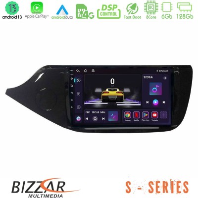 Bizzar S Series Kia Ceed 2013-2017 8core Android13 6+128GB Navigation Multimedia Tablet 9
