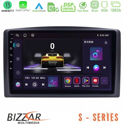 Bizzar S Series Mercedes Vito 2015-2021 8core Android13 6+128GB Navigation Multimedia Tablet 10