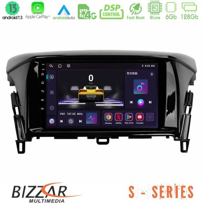 Bizzar S Series Mitsubishi Eclipse Cross 8core Android13 6+128GB Navigation Multimedia Tablet 9