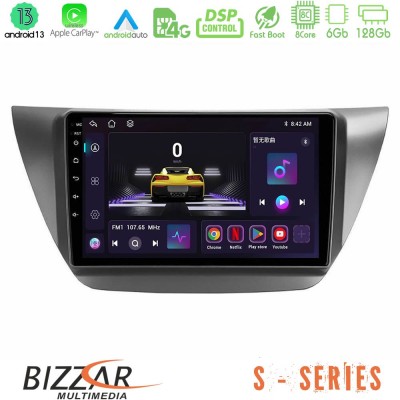Bizzar S Series Mitsubishi Lancer 2004 – 2008 8core Android13 6+128GB Navigation Multimedia Tablet 9